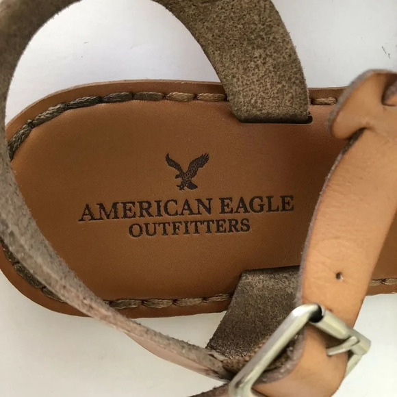 American Eagle Sandals Huaraches Brown Wovensize 8 - Picture 7 of 7